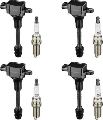 4X Ignition Coils + Spark Plugs Kit Fits Nissan Sentra 1.8L 2001-2006 UF351