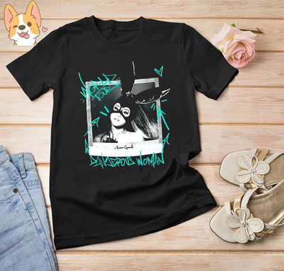 Ariana Grande Dangerous Woman Photo Black T Shirt NG3849 | eBay