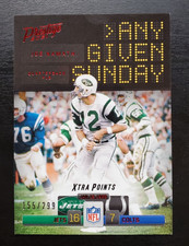 2021 Panini Prestige Joe Namath Any Given Sunday Red Xtra Points 155/299 #AGS-JN