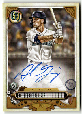 2022 Topps Series One MLB No. GQA-AF Adam Frazier On-Card Auto