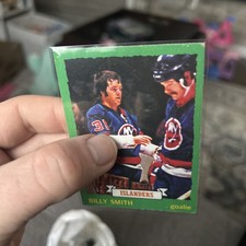 1973-74 Opc 142 Billy Smith Rookie O-PEE-CHEE New York Islanders Vintage Card. rookie card picture