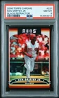 Ken Griffey Jr. 2006 TOPPS CHROME #221 BLACK REFRACTOR  /549  PSA 8