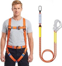 Safety Harness for Working at Height, Safety Harness with Lanyard, Full Body