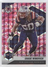 2021 Panini Mosaic Pink Camo Mosaic Prizm Chase Winovich #141 fm0