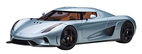Литая под давлением модель автомобиля AUTOart 1/18 Koenigsegg Regera Светло-голубой металлик 79028