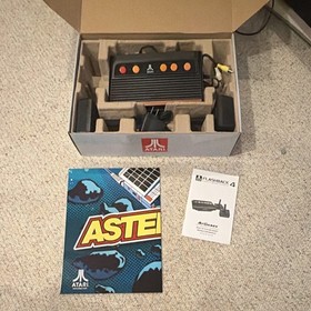 Atari Flashback 4 Classic Game Console w/ 2 Wireless Controllers + Poster