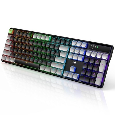 RisoPhy Wireless Gaming Keyboard, Low-Profile 2.4G/USB-C/Bluetooth Mechanical Ke