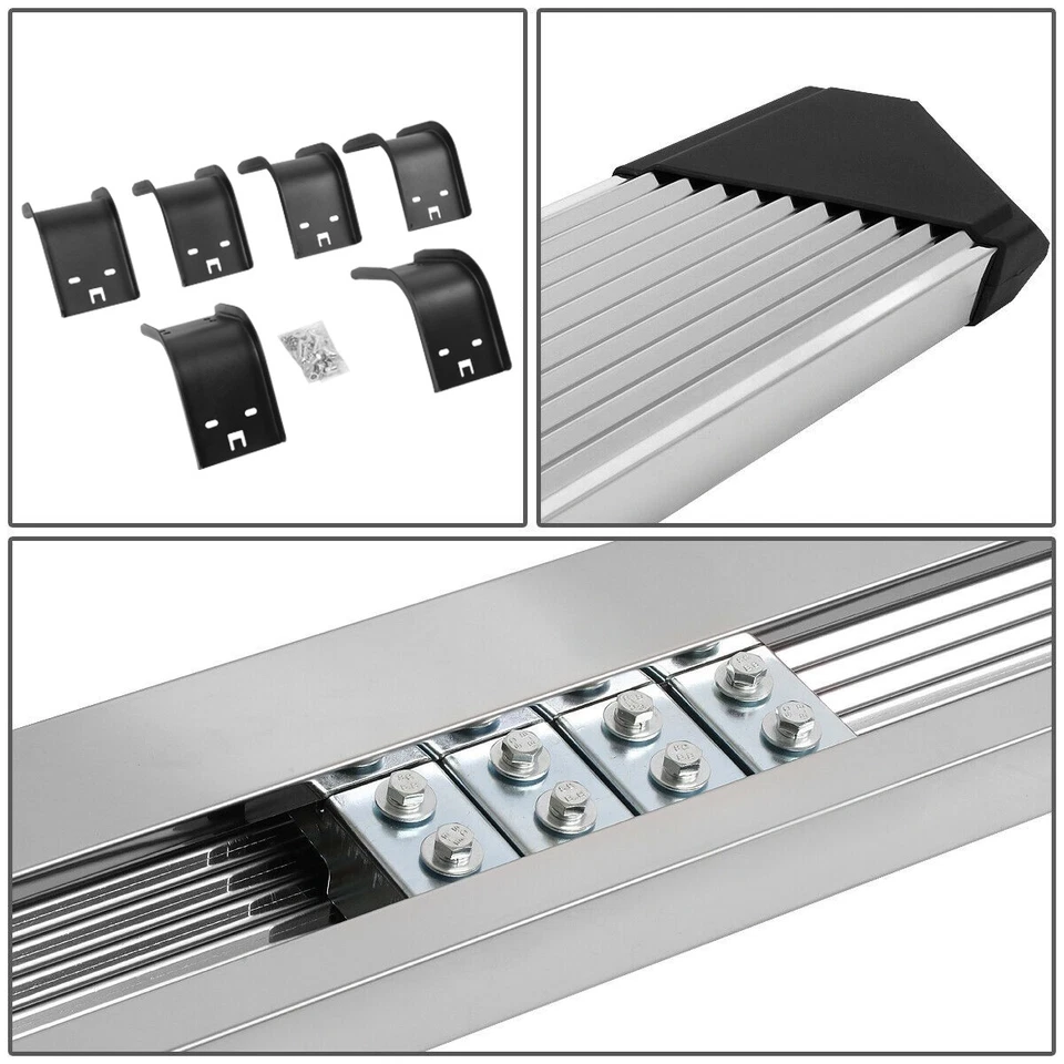 PARA 09-24 DODGE RAM 1500 2500 3500 DOBLE CABINA 6" ESTRIBO PLISADO BARRA Foto 4 de 4