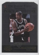 2010-11 Playoff Contenders Patches Gold Die-Cut 89/99 Sean Elliott #21 0q0