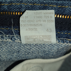 Vintage L.L.Bean high-waisted mom jeans, size 12, with white fabric tag showing product details and L.L.Bean logo.