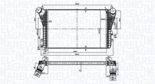 Ladeluftkühler MAGNETI MARELLI 351319206210 für VW PASSAT B7 Variant 365 362 CC