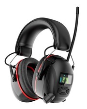 AM FM Radio Headphones with Digital Display, 45H Working Time Rechargeable He...