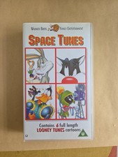 SPACE TUNES ~ 6  FULL LENGTH LOONEY TUNES CARTOONS~ VHS