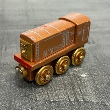 Thomas Friends Wooden Railway Diesel Gold 60 Year Limited Edition Engine, 2003