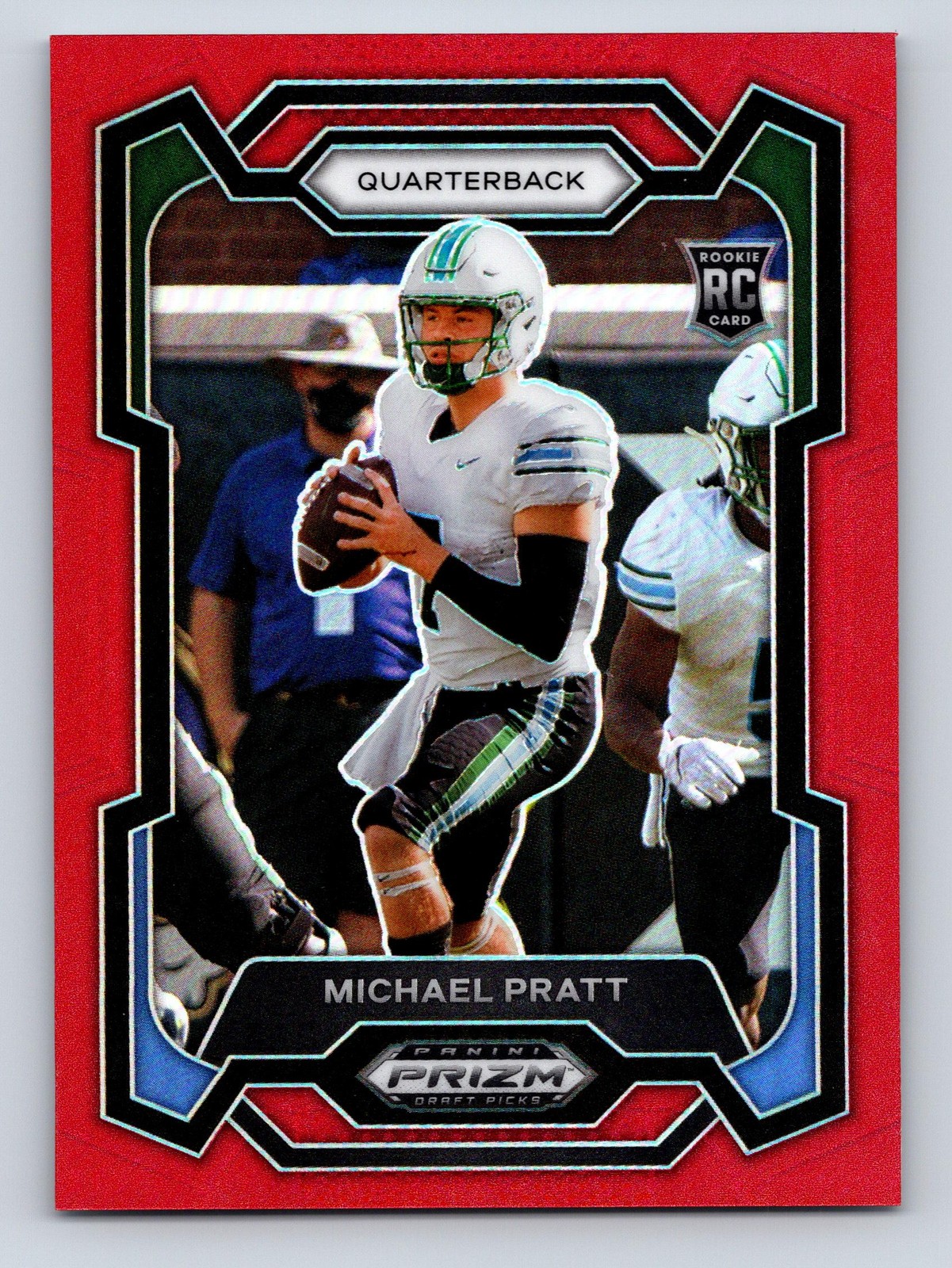 2024 Panini Prizm Draft Picks #144 Michael Pratt Red #/299