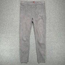 SPANX Ankle Jean-ish Leggings Gray Python Snakeskin Pattern Pull On Womens M