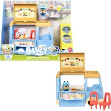Moose Toys Bluey - Lets Play Chef Food Truck Spielset, Spielfahrzeug