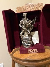 Elvis Gold Ultimate Tribute Decanter McCormick The King '77 My Way Music Box