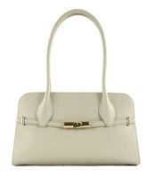 Furla Goccia Dome Shoulder Bag M Schultertasche Tasche Marshmallow Hellgrau Neu