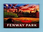FENWAY PARK BOSTON TRAVEL POSTER *2x3 FRIDGE MAGNET* VINTAGE STADIUM POSTCARD