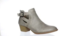 Fergalicious Womens Banger Taupe Ankle Boots Size 6.5 (1531413)