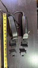 Conair & Wahl Hair Clippers Trimmer Set w/ Guards -SELLING AS PARTS - POWER ON 