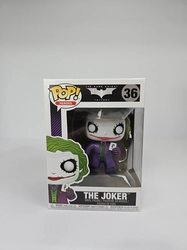 Funko Pop Vynl The Joker #36 The Dark Knights Trilogy DC Comics Vaulted