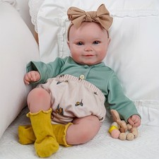 Reborn Baby Dolls Girl Handmade Real Life Vinyl Silicone22 Newborn Doll Gift