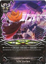 Buddyfight TCG card S-BT03/0044EN U Vile Vortex True Awakening of Deities
