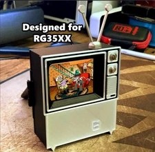 RG35XX Retro TV Box Enclosure - Turns your RG35XX into a tiny TV!!
