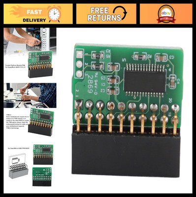 TPM 2.0 Module 20-Pin, AOM 9665V Compatible, Trusted Platform for SuperMicro MBs