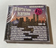 Party Tyme Karaoke: Broadway by Various CD, 2001 New Sealed Free Shipping.