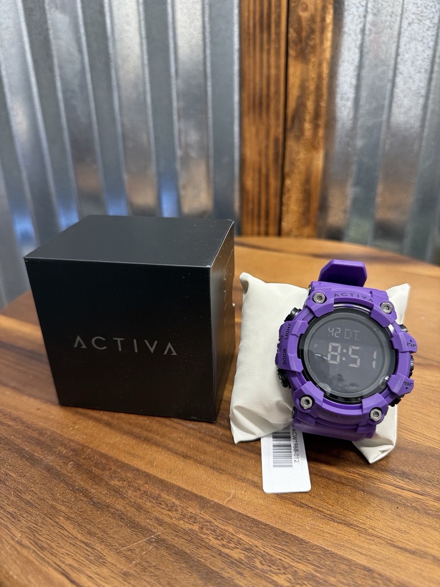 Set Activa Violet Track Limited Edition X Invicta - Digital Unisex Watch Activa Sport Digital Wristwatch Water-Resistant Backlight  main image 3