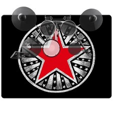 Drum Rug 2.6x4 Ft Non Slip Soundproof Carpet Polyester Bedroom Living Room Mat