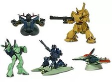 Gashapon EX HG Gundam Mecha Auswahl 4 Set 5 Mini Figuren