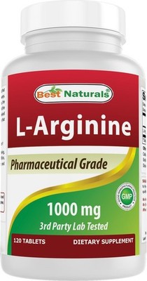 Best Naturals L-Arginine 1000mg 120 Tablets