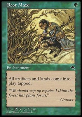 MTG English Root Maze NM Normal Tempest