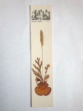 Conwy Castle Wales Welsh Bookmark Dried Pressed Flowers Floral Gift Souvenir