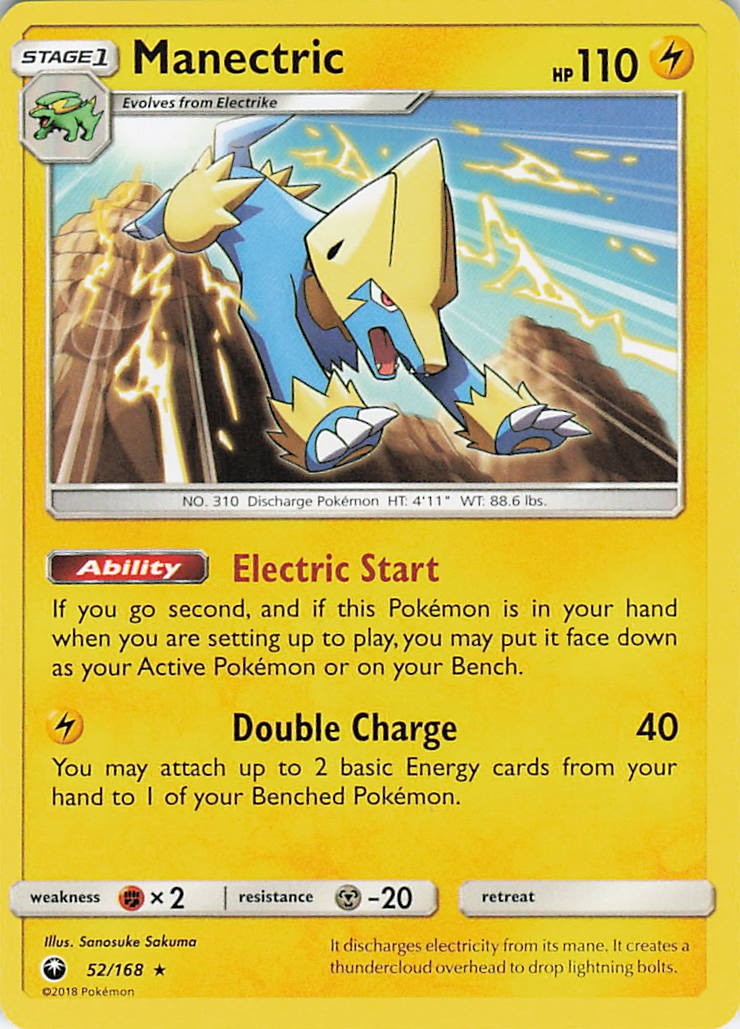 Manectric Rare SM - Celestial Storm 52/168 NM