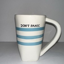 Retired Pier 1 Imports Don't Panic Mug 12oz. Coffee/Tea mug