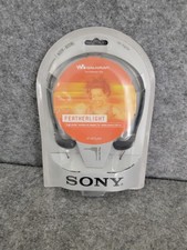 Vtg NEW SONY STEREO HEADPHONES Model MDR-W08L For Digital 2002