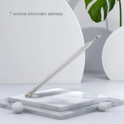 4X(7 Section AM Radio, FM, Expansion Antenna Aerial 66 cm long Q7T4)4165 - Zdjęcie 7 z 8