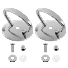 Universal Pot Lid Handle Replacement Knob 2 Set Stainless Steel with Screws