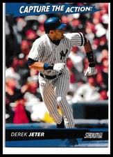 2001 Stadium Club #CA6 Derek Jeter Capture the Action New York Yankees