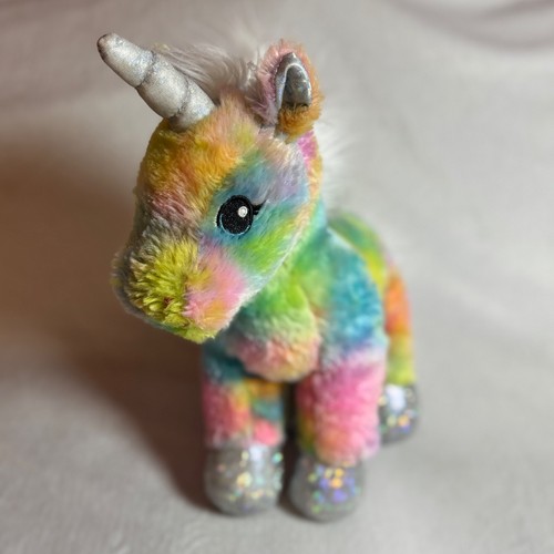 BAB Colorful Unicorn 🦄 Plush Rainbow Tie-Dye from Build a Bear Stuffed Animal