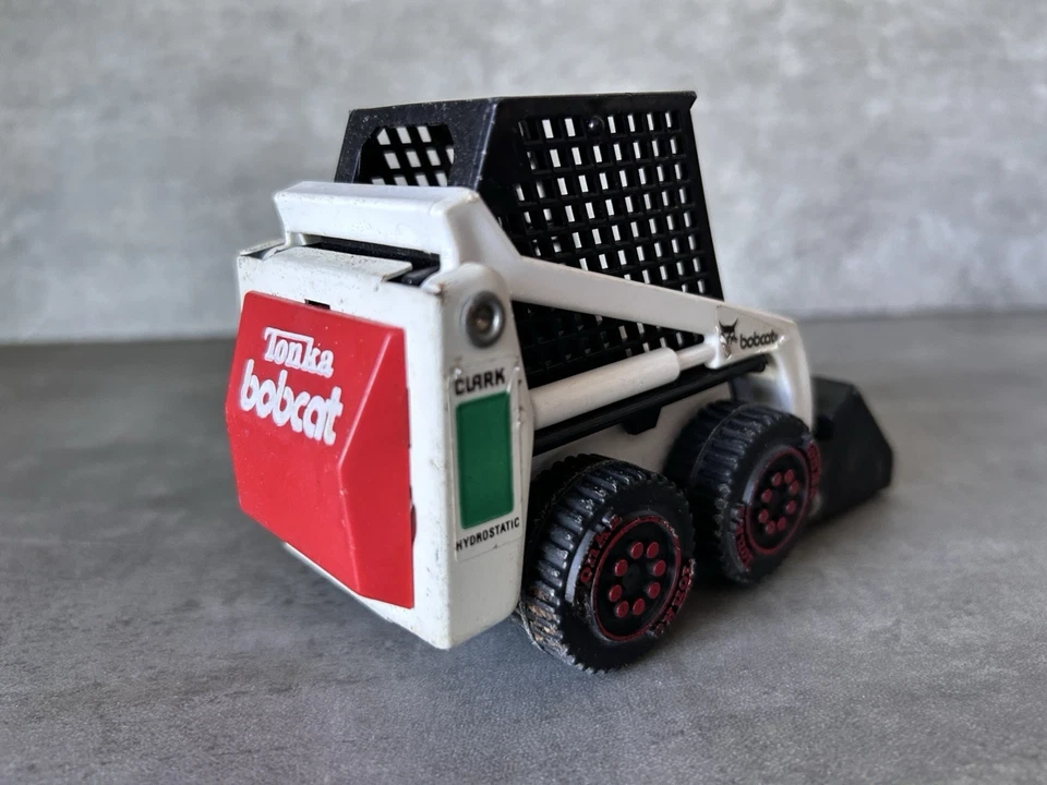 Cargador Bobcat Tonka Clark Años 80 De Colección - Juguete Diecast - Hidrostático - Modelo Raro Foto 2 de 4