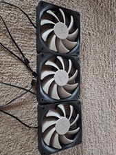 HYTE flow FA12 120mm Case Fan - Cool Gray/Black 3-Pack 