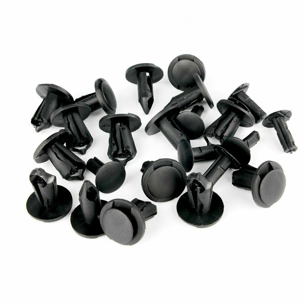 100x 8mm Fender Clips Body Rivets Push Pin for ATV HONDA TRX300EX