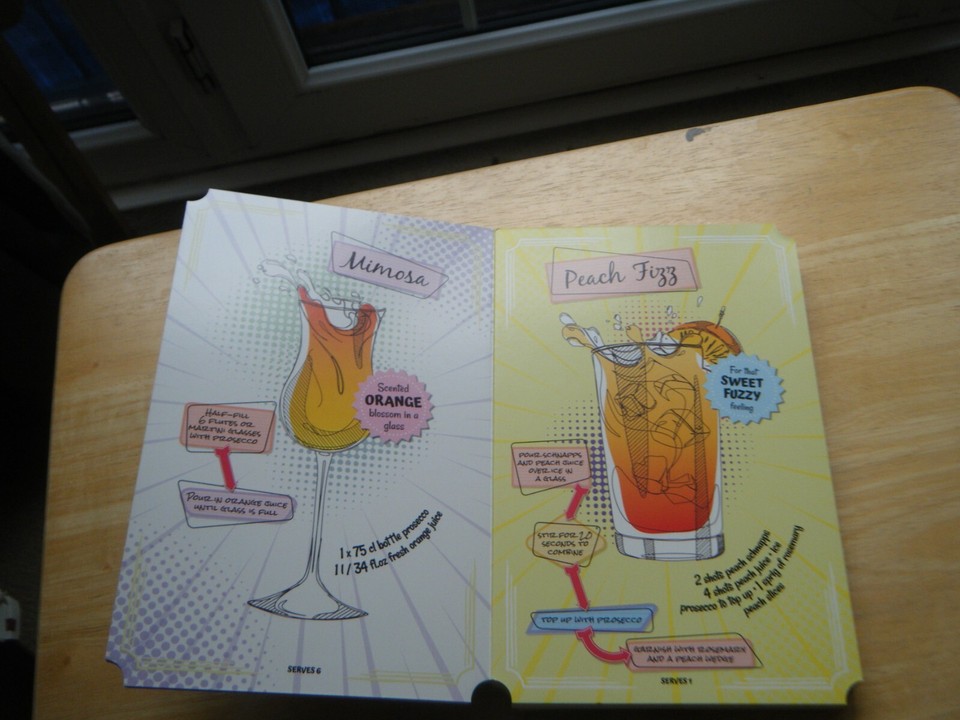 Prosecco Boozy Recipe Book to make Over 20 Fizzy Fusion drinks by