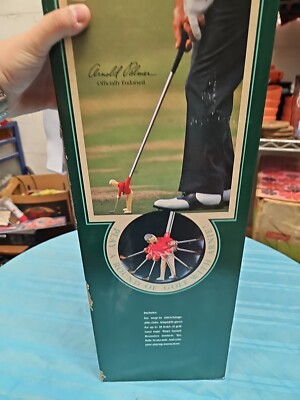 Arnold Palmer 1990 Indoor Golf Game w Original Box Missing Green